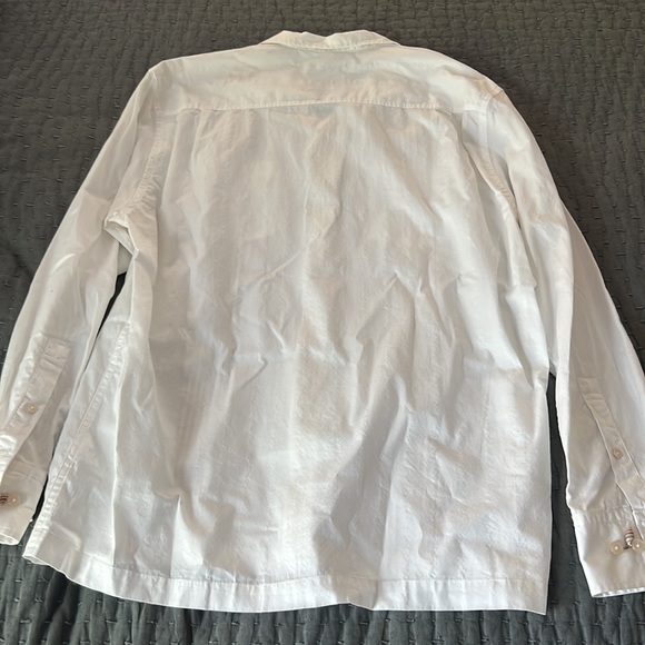 Tommy Bahama, long sleeve, white button-down with embroidery detail - Picture 4 of 5